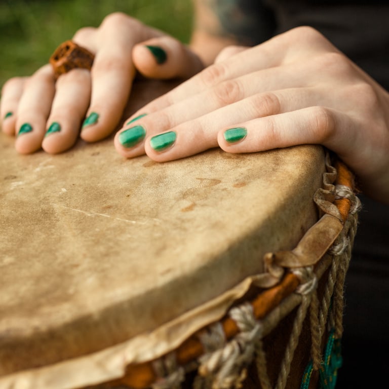 Djembe drumming